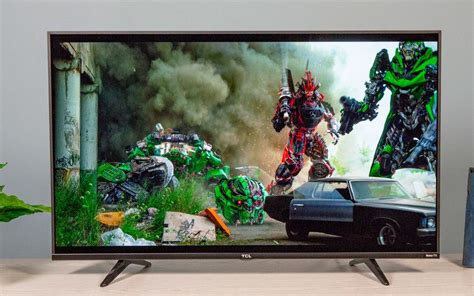 The tv's flat, glossy black plastic bezels are much wider than its pricier sibling's more stylish, gunmetal frame, measuring 0.5 inches on the sides, 0.4 inches on the top, and 0.8 inches on. TCL 43S517 43-Inch Roku Smart 4K TV - Full Review and ...