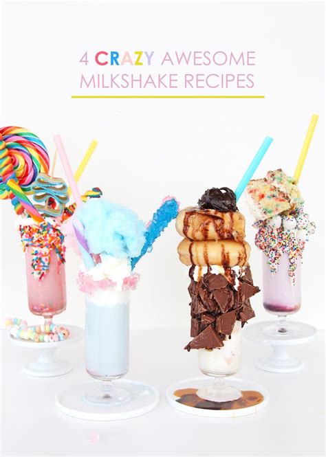 Over The Top Milkshakes That Will Bring Out The The Junk Food Loving Kid In You Sweet Drinks