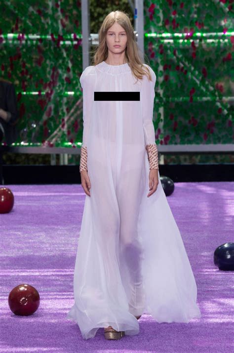 dior employ 14 year old sofia mechetner as catwalk model in see through top uk