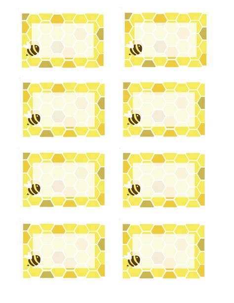 Honeybeeplacecards 1236×1600 Pixels Bee Printables Bee
