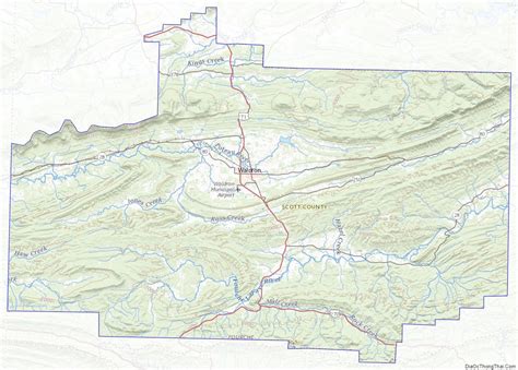 Map Of Scott County Arkansas Địa Ốc Thông Thái