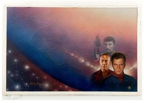 Keith Birdsong Star Trek Spectre Book Cover Art Shatner Kirk Spock