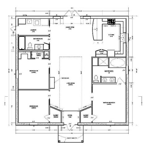 Detail Floor Plans Of Icf Home Plans With Best Design Finished With