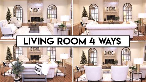 The lesser the partitions, the more spaces you have for your small living room. 4 LIVING ROOM LAYOUT IDEAS | Easy Transformation - YouTube