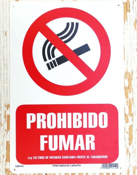 Cartel Prohibido Fumar Prohibido Fumar Poster