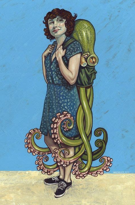 Not A Huge Fan Of The Octopus Craze But The Style Of This Artwork Is Really Fun Art Art