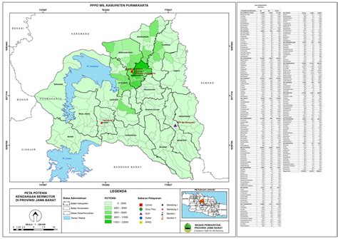 Peta Administrasi Kabupaten Purwakarta