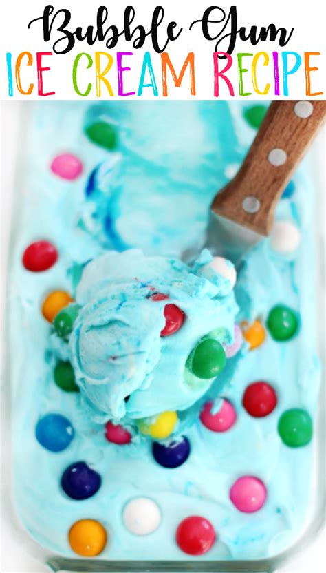 Bubble Gum Ice Cream Recipe No Churn Made With Gum Balls Artofit