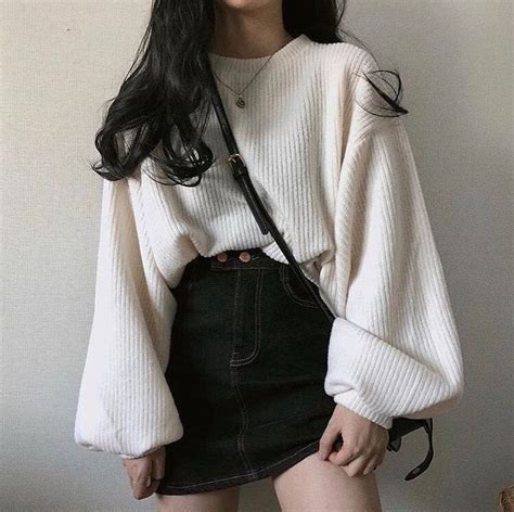 g e o r g i a n a korean fashion korean outfit street styles ulzzang fashion