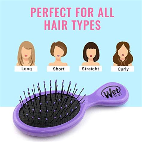 Wet Brush Mini Detangler Hair Brush Multi Pack Pack Of Pricepulse