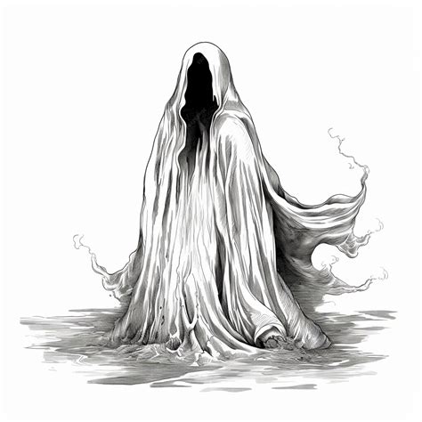Premium Ai Image Horror Ghost Chilling Ethereal Entity