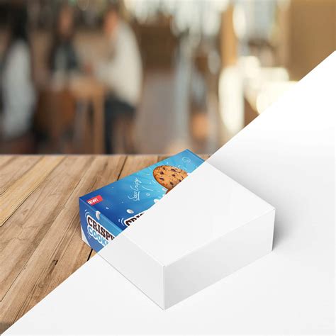 Free Cookie Box Mockup Psd