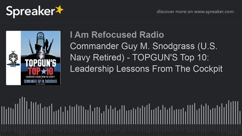 Commander Guy M Snodgrass Us Navy Retired Topguns Top 10