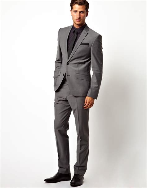 Shop from the world's largest selection and best deals for asos brogue shoes for men. Lyst - Asos Red Eleven Slim Fit Suit Jacket in Gray in ...