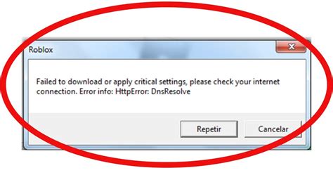 How Fix Roblox Failed To Download Or Apply Critical Settings Please