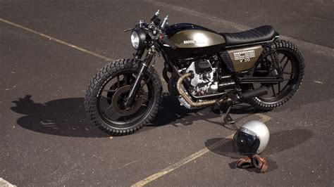 Moto Guzzi V50 Army Style Cafe Racer By Kristianbech Relicmotorcycles