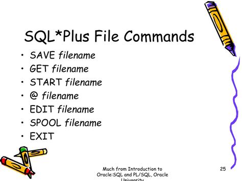 Ppt Basic Sql Statements Oraclesql Plus Commands Powerpoint