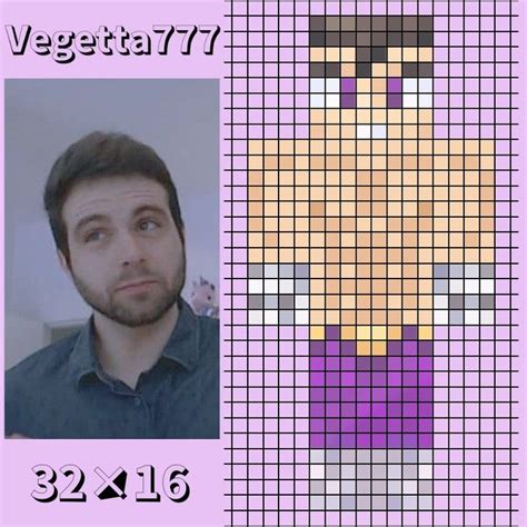 Vegetta777 Skin Minecraft ♡ Imagenes Cuadriculadas Skin De Vegetta777 Skins De Minecraft