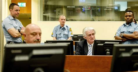 Radovan Karadzic A Bosnian Serb Is Convicted Of Genocide The New