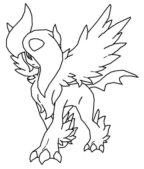 Pokemon Glaceon Coloring Pages At Free Printable
