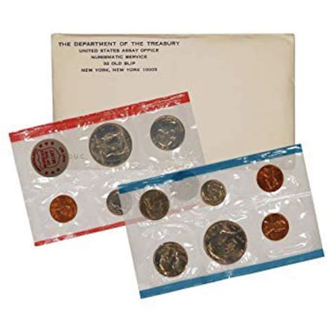 1972 Us Mint Uncirculated Coin Set In Original Government Etsy