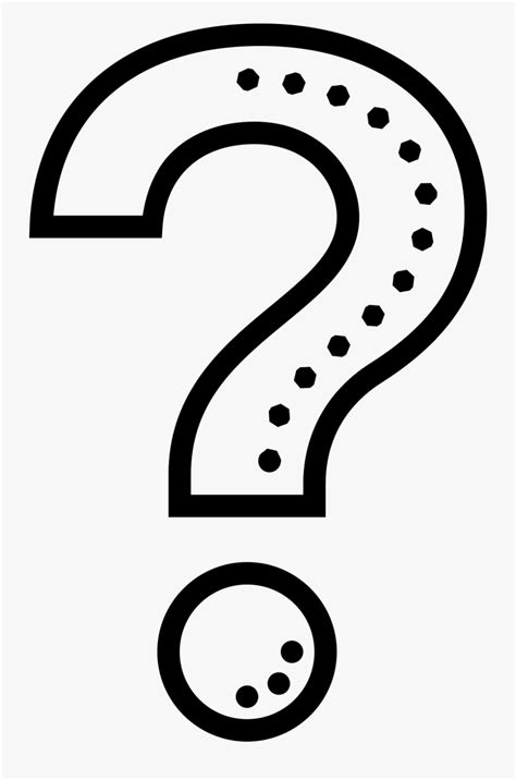 Cute Question Mark Png Download Black And White Png Question Mark