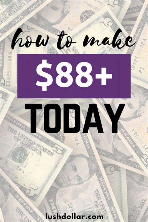 How would you like to make money now? Help! I Need Money Right Now: 40+ Options That Work - LushDollar.com | Make money from pinterest ...