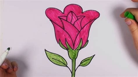 How To Draw A Beautiful Rose Step By Step Easy Rose Drawings Step By