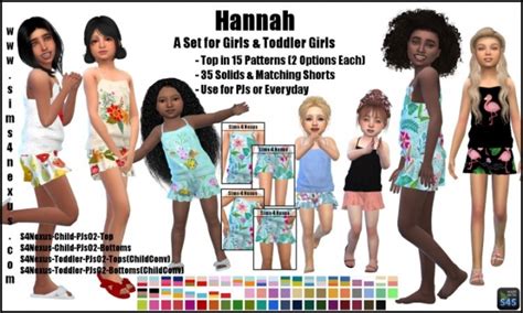 Hannah Set By Samanthagump At Sims 4 Nexus Sims 4 Updates