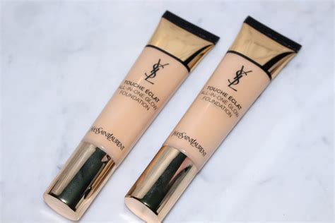 Ysl Touche Eclat All In One Glow Foundation Review And Swatches