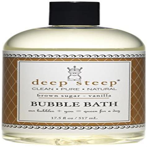 Deep Steep Bubble Bath Brown Sugar Vanilla 175 Ounce