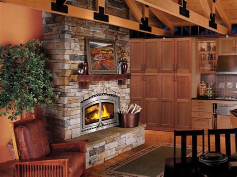 Wood or gas outdoor ovens chimeneas. Mesmerizing Neutral Stone Superior Fireplace Ideas At ...