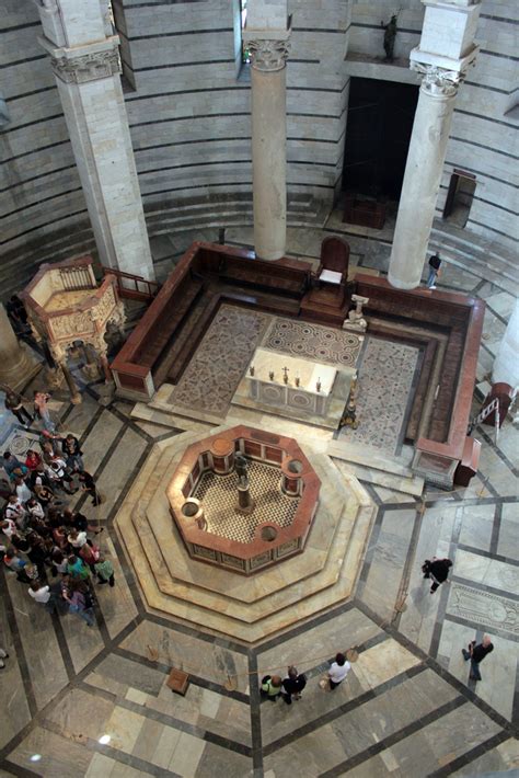 Nicola Pisanos Baptistery Pulpit In Pisa
