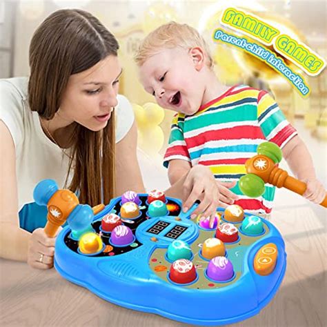 Whack A Mole Game Learning Montessori Toddler Toy Space Theme