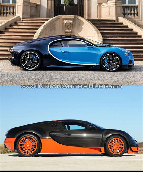 Bugatti Chiron Vs Bugatti Veyron Profile