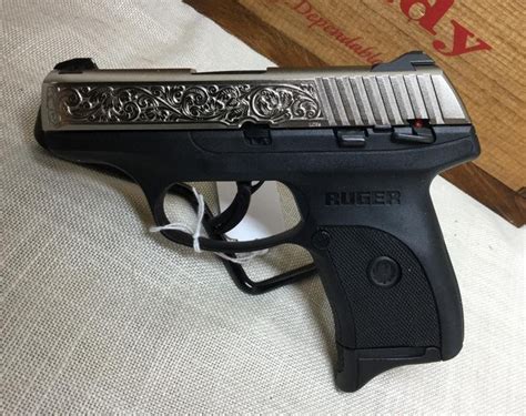Ruger Lc9 9mm Stainless Engraved Slide