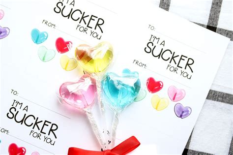 Im A Sucker For You Valentine For Kids With Free Printable The Super