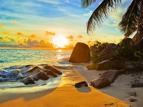 Tropical Beach Backgrounds Wallpaper Cave Images