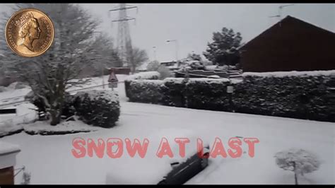 We Have Snow At Last The First Snow Of Winter 2015 Youtube