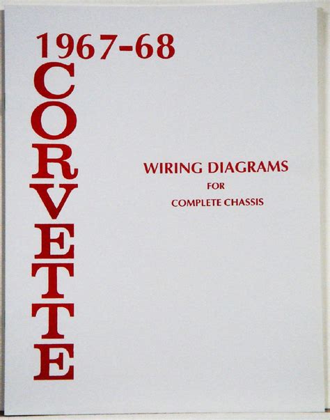1967 1968 Corvette Factory Wiring Diagram Manual 1967 1968 1969