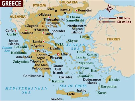 The Comprehensive Greek Islands Travel Guide Greece Map Greek