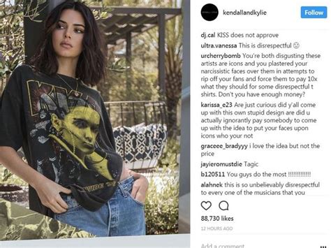 Kylie And Kendall Jenner Release Vintage T Shirts Of 2pac Kiss