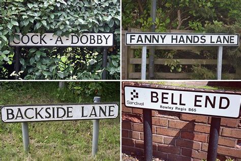 From Bell End To Backside Lane These Are The Rudest Street Names In