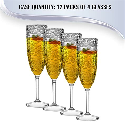 Plastic Flutes Crystal Champagne Flutes Kaya Collection The Kaya Collection