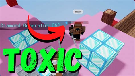 Toxic Player Gets Destroyed In Roblox Bedwars Youtube