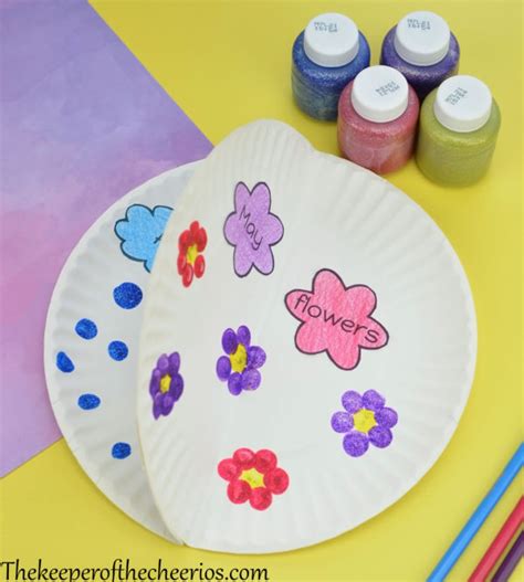 April Showers Paper Plate Craft The Keeper Of The Cheerios