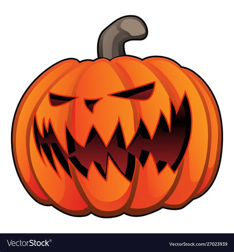 Jack O Lantern Halloween Pumpkin Royalty Free Vector Image