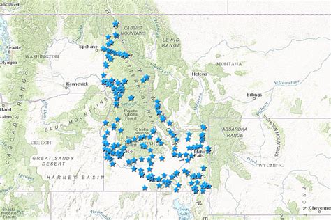 All Idaho Historical Markers And Information On One Map