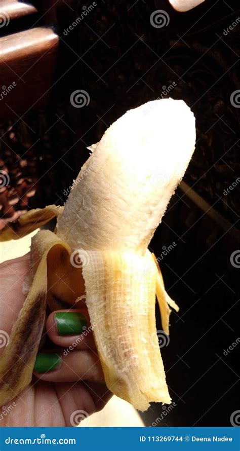 Fruit Banana Without Peel Stock Photo Image Of Good 113269744