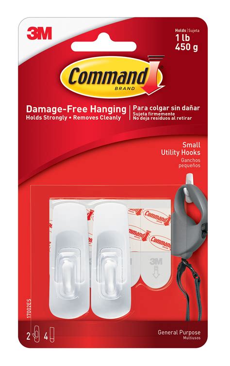 Command 3m General Purpose Utility Hooks Shop Hooks And Picture Hangers